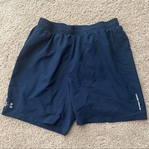 Men’s Under Armour Navy Running Short Size Large